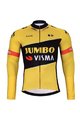 BONAVELO Tricou și pantaloni de iarnă de ciclism - JUMBO-VISMA 2024 WNT - galben/negru