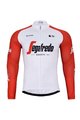 BONAVELO Tricou și pantaloni de iarnă de ciclism - TREK 2024 WINTER - roșu/alb/negru