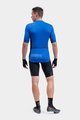 ALÉ Tricou de ciclism cu mânecă scurtă - SOLID COLOR BLOCK - albastru