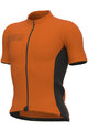 ALÉ Tricou de ciclism cu mânecă scurtă - SOLID COLOR BLOCK - portocaliu