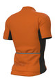 ALÉ Tricou de ciclism cu mânecă scurtă - SOLID COLOR BLOCK - portocaliu