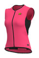 ALÉ Vestă de ciclism - R-EV1 CLIMA PROTECTION 2.0 THERMO LADY - roz