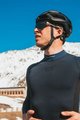 ALÉ Tricou de ciclism cu mânecă lungă - KLIMA - negru/albastru