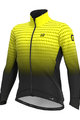 ALÉ Jachetă termoizolantă de ciclism - PRS BULLET DWR STRETCH - negru/galben
