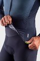 ALÉ Tricou de cilism pentru iarnă cu mânecă lungă - R-EV1 CLIMA PROTECTION 2.0 VELOCITY WIND G+ - gri/negru