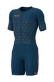 ALÉ Salopetă de ciclism - TRIATHLON  MAUI LONG TRI SS - albastru