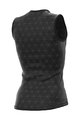 ALÉ Tricou de ciclism fără mâneci - QUARK LESS - negru