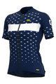 ALÉ Tricou de ciclism cu mânecă scurtă - PRR STARS LADY - albastru/alb