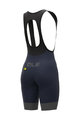 ALÉ Pantaloni scurți de ciclism cu bretele - R-EV1 GT 2.0 LADY - albastru