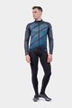 ALÉ Jachetă termoizolantă de ciclism - PR-R TAK WOOL THERMO - negru/albastru