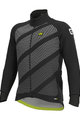 ALÉ Jachetă termoizolantă de ciclism - PR-R TAK WOOL THERMO - negru/gri
