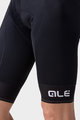 ALÉ Pantaloni scurți de ciclism cu bretele - PR-R SELLA PLUS - negru/alb