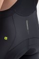 ALÉ Pantaloni scurți de ciclism cu bretele - PR-R GREEN SPEED - negru