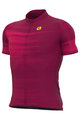 ALÉ Tricou de ciclism cu mânecă scurtă - SOLID TURBO - bordo
