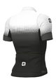 ALÉ Tricou de ciclism cu mânecă scurtă - PR-S GRADIENT - alb