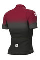 ALÉ Tricou de ciclism cu mânecă scurtă - PR-S GRADIENT - roșu/gri