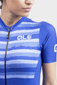 ALÉ Tricou de ciclism cu mânecă scurtă - SOLID WAVES LADY - albastru
