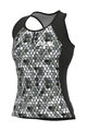 ALÉ Tricoul de ciclism fără mâneci - SOLID CANDY LADY - negru