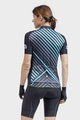 ALÉ Tricou de ciclism cu mânecă scurtă - PR-R FAST LADY - negru