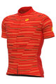 ALÉ Tricou de ciclism cu mânecă scurtă - SOLID STEP - roșu