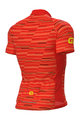 ALÉ Tricou de ciclism cu mânecă scurtă - SOLID STEP - roșu