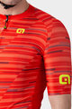 ALÉ Tricou de ciclism cu mânecă scurtă - SOLID STEP - roșu