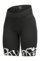 ALÉ Pantaloni scurți de ciclism fără bretele -  SOLID RIDE LADY - negru