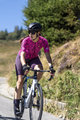 ALÉ Tricou de ciclism cu mânecă scurtă - PAPILLON PR-E - roz