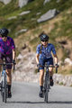ALÉ Tricou de ciclism cu mânecă scurtă - LEAF PR-S - albastru