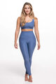 ATHLEEYA colanți - ESSENTIAL MATTE - albastru
