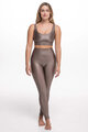 ATHLEEYA colanți - ESSENTIAL SHINE - bej