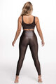 ATHLEEYA colanți - ESSENTIAL SHINE - maro