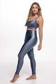 ATHLEEYA colanți - ESSENTIAL SHINE - albastru