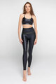 ATHLEEYA colanți - FASHION SHINE - negru