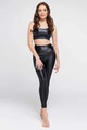 ATHLEEYA colanți - FASHION SHINE - negru