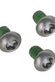 SRAM set de șuruburi - CRANK BOLT KIT REMOVABLE SPIDER - argintiu