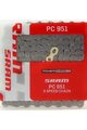 SRAM lanţ - PC 951 - auriu/argintiu