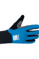 SPORTFUL Mănuși cu degete lungi de ciclism - KIDS SOFTSHELL - albastru/negru