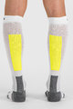 SPORTFUL Șosete sub genunchi de ciclism - APEX LONG - alb/galben