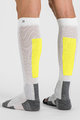 SPORTFUL Șosete sub genunchi de ciclism - APEX LONG - alb/galben