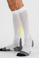 SPORTFUL Șosete sub genunchi de ciclism - APEX LONG - alb/galben