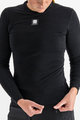 SPORTFUL Tricou de ciclism cu mânecă lungă - MERINO - negru