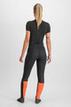 SPORTFUL colanți - CARDIO TECH PROTECTED W - negru/portocaliu
