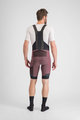 SPORTFUL Pantaloni scurți de ciclism cu bretele - SUPERGIARA - bordo