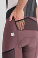 SPORTFUL Pantaloni scurți de ciclism cu bretele - SUPERGIARA - bordo