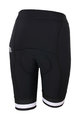 SPORTFUL Pantaloni scurți de ciclism fără bretele - BODYFIT CLASSIC - negru/alb