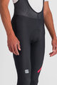 SPORTFUL Pantaloni de ciclism lungi cu bretele - FIANDRE NO RAIN - negru