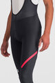 SPORTFUL Pantaloni de ciclism lungi cu bretele - FIANDRE NO RAIN - negru