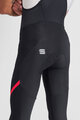 SPORTFUL Pantaloni de ciclism lungi cu bretele - FIANDRE NO RAIN - negru