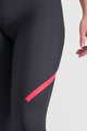 SPORTFUL Pantaloni de ciclism lungi cu bretele - FIANDRE NO RAIN - negru